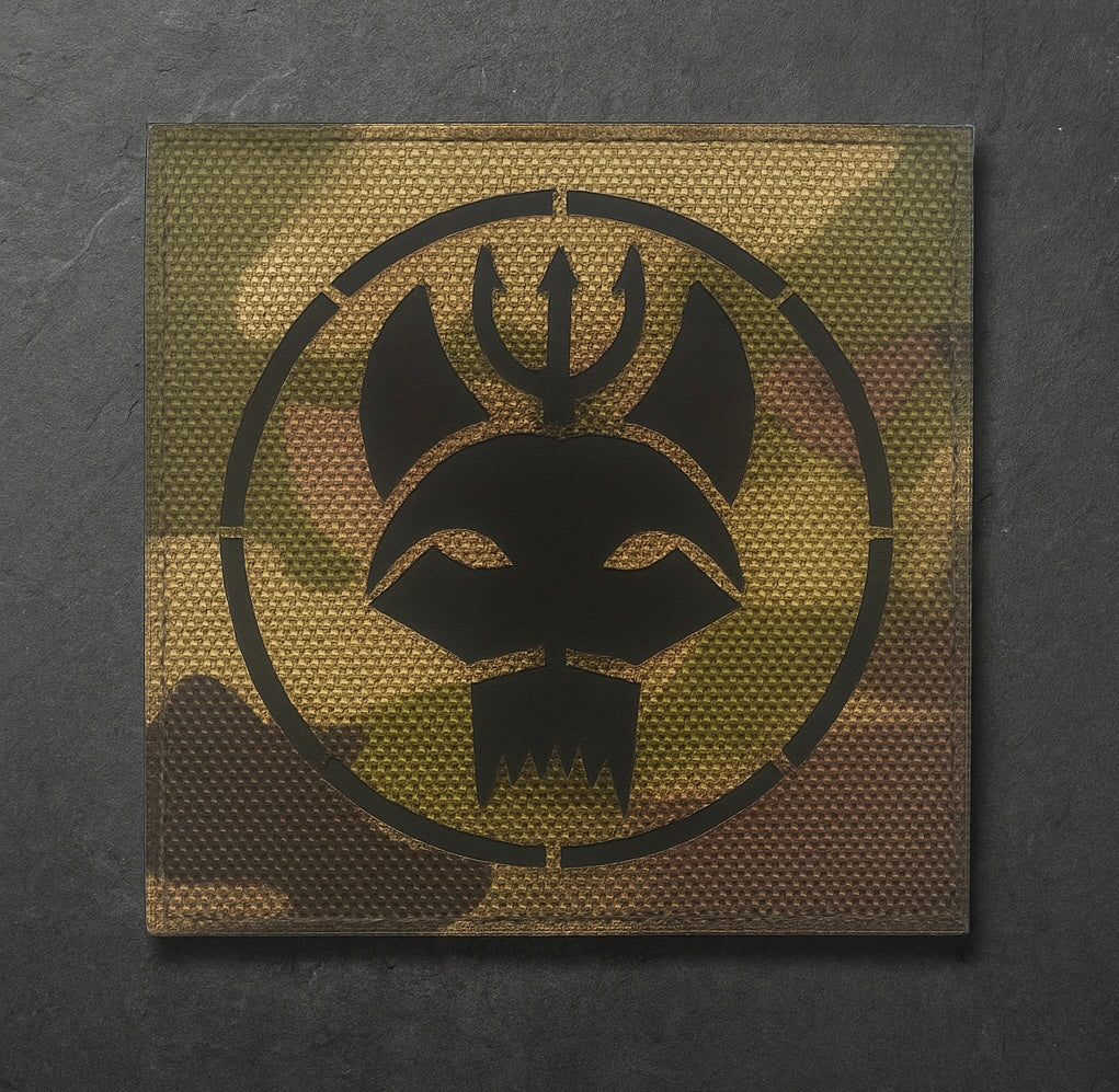 Trident Laser-Cut Fabric Morale Patch