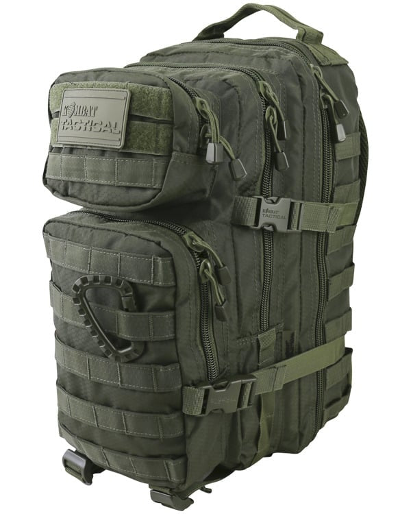 Small MOLLE Assault Pack Olive Green
