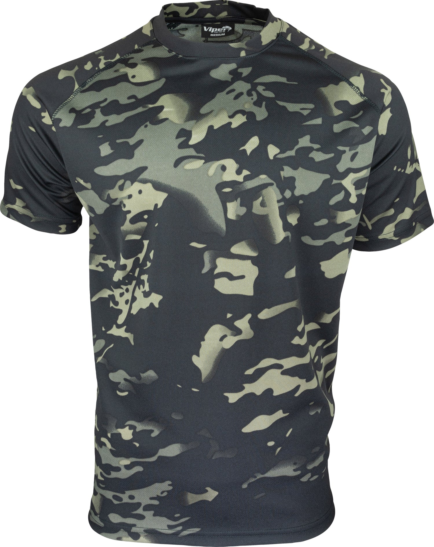Viper Mesh-Tech T-Shirt V Cam Black