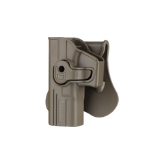 Amomax Left Handed Glock Holster FDE