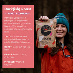 Exhale Coffee Organic Dark(ish) Roast