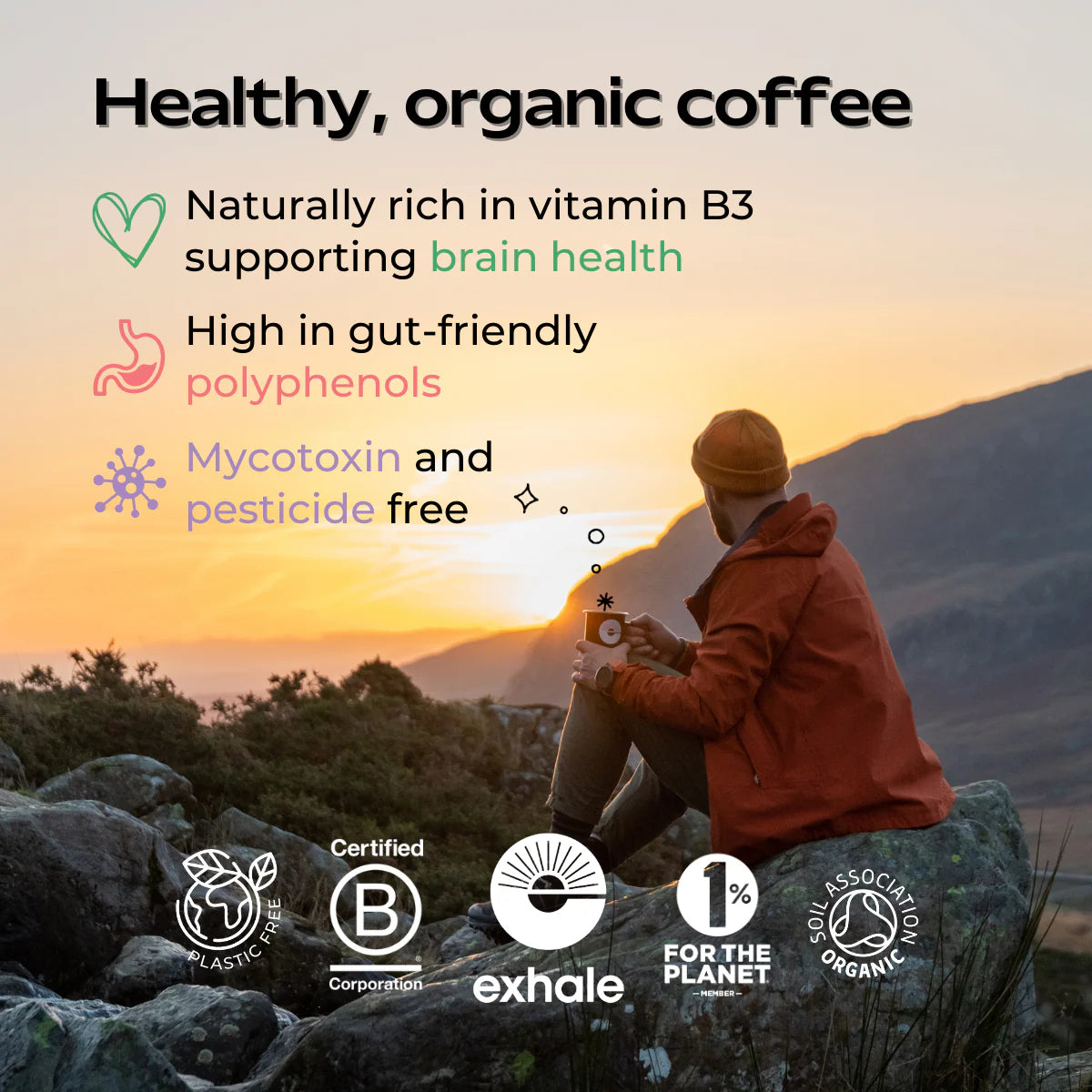 Exhale Coffee Organic Decaf