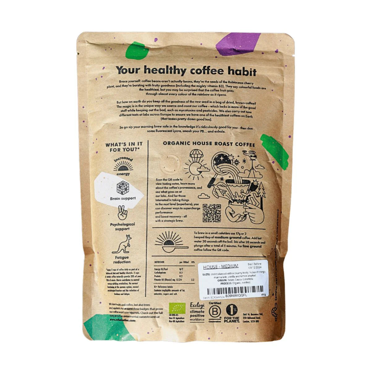 Exhale Coffee Organic House Roast