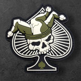 Ace of Spades Jester PVC Morale Patch