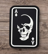 Ace of Spades Skull PVC Morale Patch