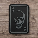 Ace of Spades Skull PVC Morale Patch