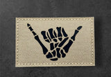 FDE Relax Skeleton Hand Laser-Cut Fabric Morale Patch 