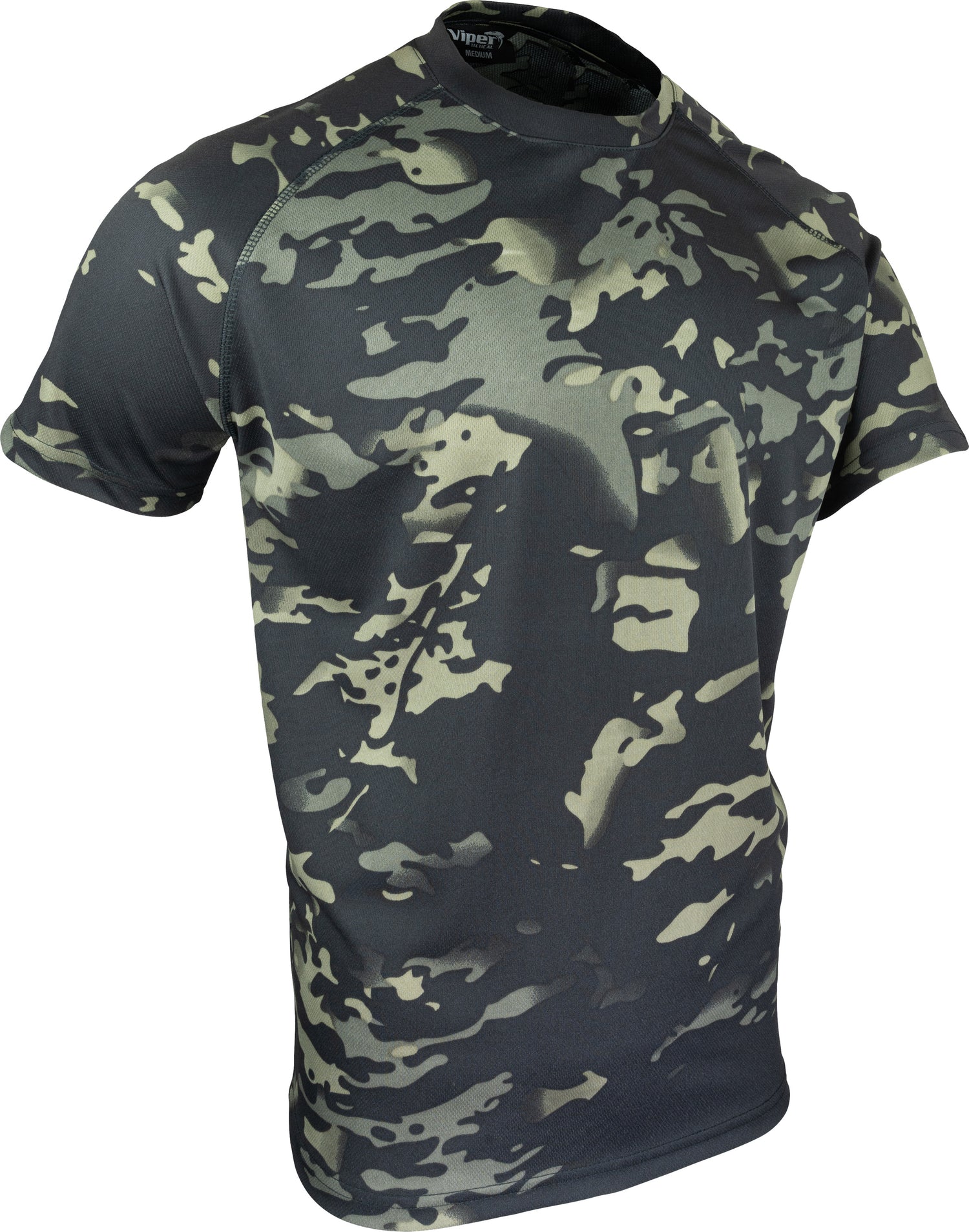 Viper Mesh-Tech T-Shirt V Cam Black