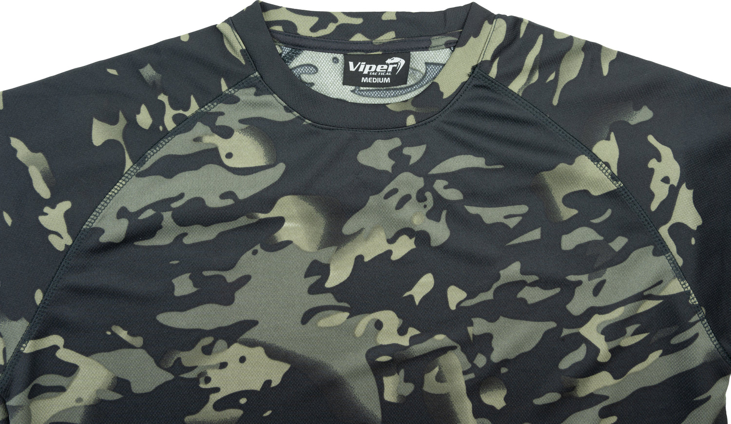 Viper Mesh-Tech T-Shirt V Cam Black